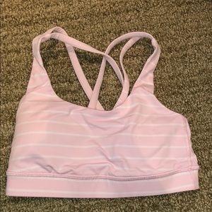 pink lulu lemon sports bra